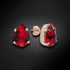 Komplektas "Venėra II (Siam)" su Swarovski™ kristalais